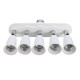 E27 to 5 E27 360° Adjustable Lampholder Bulb Socket Adapter Splitter AC110-230V