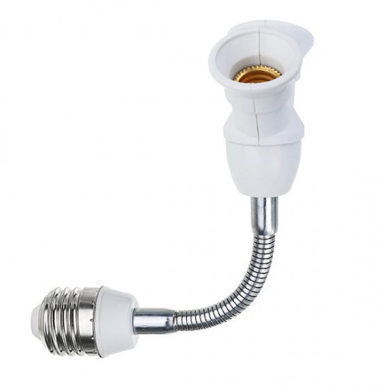 E27 to Two E14 18cm Flexible Extension LED Bulb Lamp Holder Converters Adapter Socket AC100-230V E27 to Two E14 18cm Flexible Extension LED Bulb Lamp Holder Converters Adapter Socket AC100-230V