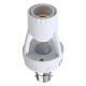 E27/B22 to E14/E27 PIR Motion Sensor Socket Light Bulb Adapter Lamp Holder AC110-240V E27/B22 to E14/E27 PIR Motion Sensor Socket Light Bulb Adapter Lamp Holder AC110-240V