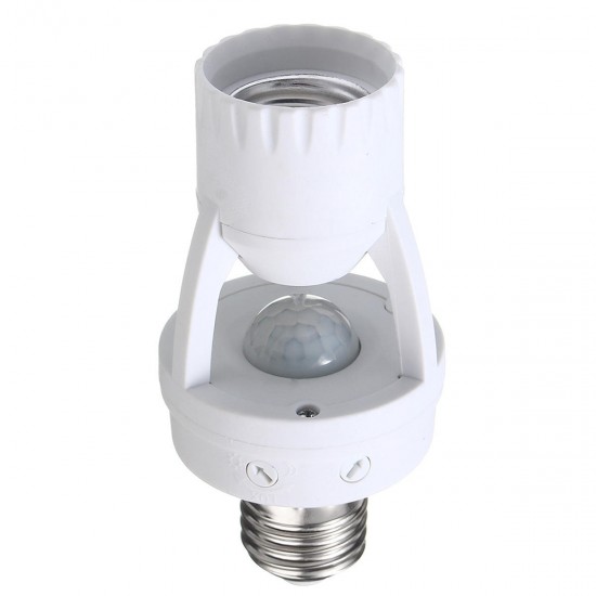 E27/B22 to E14/E27 PIR Motion Sensor Socket Light Bulb Adapter Lamp Holder AC110-240V E27/B22 to E14/E27 PIR Motion Sensor Socket Light Bulb Adapter Lamp Holder AC110-240V