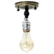 E27/E26 Edison Vintage Light Bulb Socket Silver/Golden/Green Patina/Black Holder 110-240V