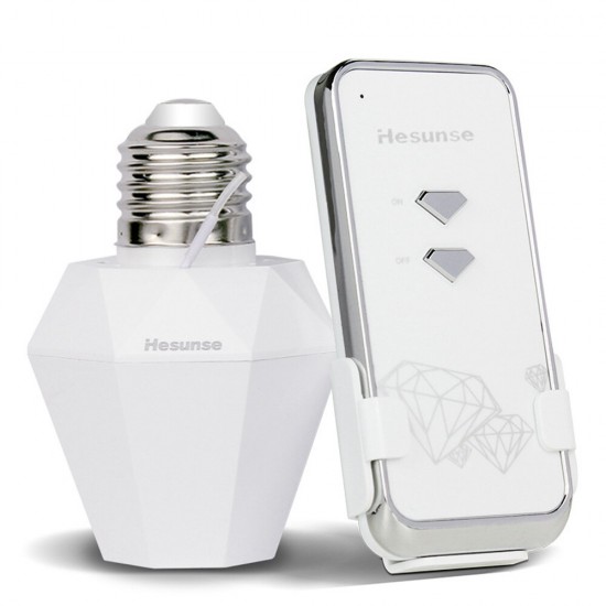 E27 Lamp Holder Wireless Remote Control Bulb Adapter One Way Light Socket AC220V E27 Lamp Holder Wireless Remote Control Bulb Adapter One Way Light Socket AC220V