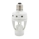 Infrared PIR Motion Sensor 360 Degree Timer E27 LED Bulb Adapter Lamp Holder Converter AC110V/220V