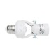 AC100-240V 60W E27 to E27 Rotatable Infrared PIR Motion Sensor Bulb Socket Lampholder