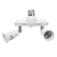 Infrared Motion Sensor Adjustable 2 In 1 E27 Bulb Adapter Socket Converter Splitter Infrared Motion Sensor Adjustable 2 In 1 E27 Bulb Adapter Socket Converter Splitter