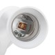 Infrared Motion Sensor Adjustable 2 In 1 E27 Bulb Adapter Socket Converter Splitter