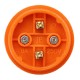 Orange Suspended Lamp Holder E27 Screw Socket Light Bulb Adapter AC250V