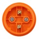 Orange Suspended Lamp Holder E27 Screw Socket Light Bulb Adapter AC250V