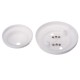 White Engineering Line Zero Plastic Round Hanging Box Ceiling Lamp Holder Light Bulb Adapter White Engineering Line Zero Plastic Round Hanging Box Ceiling Lamp Holder Light Bulb Adapter