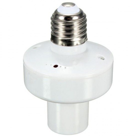 Wireless Remote Control E27 Screw Lamp Bulb Holder Cap Socket Switch