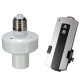 Wireless Remote Control E27 Screw Lamp Bulb Holder Cap Socket Switch