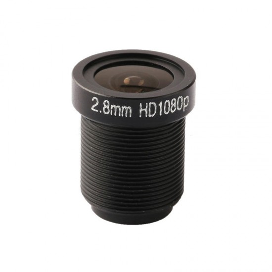 2MP 2.8mm HD 1080P CCTV Lens Surveillance Camera Lens M12 Interfaces F2 Fixed Aperture