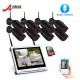 1080P 8CH Wireless Audio Record Surveillance Camera System IP Camera Outdoor Night Vision CCTV Security Camera System