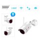 1080P 8CH Wireless Audio Record Surveillance Camera System IP Camera Outdoor Night Vision CCTV Security Camera System