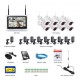 1080P 8CH Wireless Audio Record Surveillance Camera System IP Camera Outdoor Night Vision CCTV Security Camera System