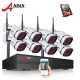 AR-K08W2H-S360 8CH NVR 1080P HD Wireless NVR CCTV P2P Outdoor+Indoor Weatherproof Night-Vision WIFI Security Camera System AR-K08W2H-S360 8CH NVR 1080P HD Wireless NVR CCTV P2P Outdoor+Indoor Weatherproof Night-Vision WIFI Security Camera System