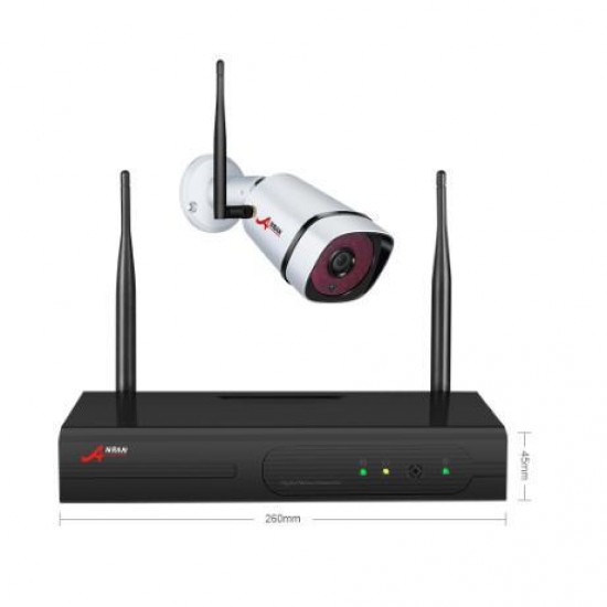 AR-K08W2H-S360 8CH NVR 1080P HD Wireless NVR CCTV P2P Outdoor+Indoor Weatherproof Night-Vision WIFI Security Camera System