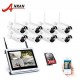 K08W2L12-03NB 8CH NVR 1080P HD H.264 Wireless Surveillance System 12LCD Screen Wifi Outdoor Night Vision Security System K08W2L12-03NB 8CH NVR 1080P HD H.264 Wireless Surveillance System 12LCD Screen Wifi Outdoor Night Vision Security System