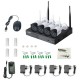 WNK404 4CH 1080P Outdoor IR Video Wireless Surveillance Security IP Camera CCTV NVR System Kit