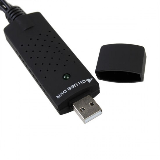 Easycap 4 Channel DVR CCTV Camera Audio Video Adapter Recorder