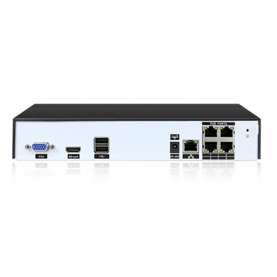 H.265 H.264 4CH 8CH 48V POE IP Camera NVR 4K Network Video Recorder P2P ONVIF 4K CCTV System H.265 H.264 4CH 8CH 48V POE IP Camera NVR 4K Network Video Recorder P2P ONVIF 4K CCTV System