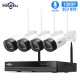 4HB312 8CH 1080P Wireless CCTV Security System 2MP IR Outdoor Audio Recorrd IP Camera Waterproof Wifi NVR Kit Video Surveillance