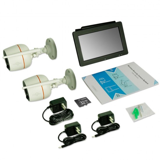 7V-2HB412 White 2MP Wireless Network Camera System Set 7V-2HB412 White 2MP Wireless Network Camera System Set
