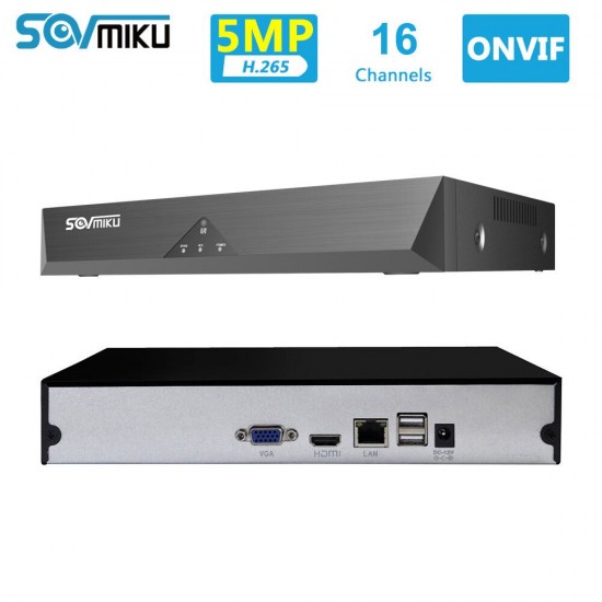 16CH 5MP CCTV NVR Mootion Detect CCTV Network Video Recorder ONVIF P2P For IP Camera 4MP/3MP/2MP Security System