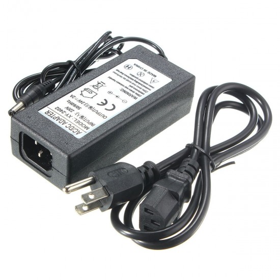 5.5mm x 2.5mmAC 100-240V to DC 24V 2A Switching Power Supply Adapter Transformer