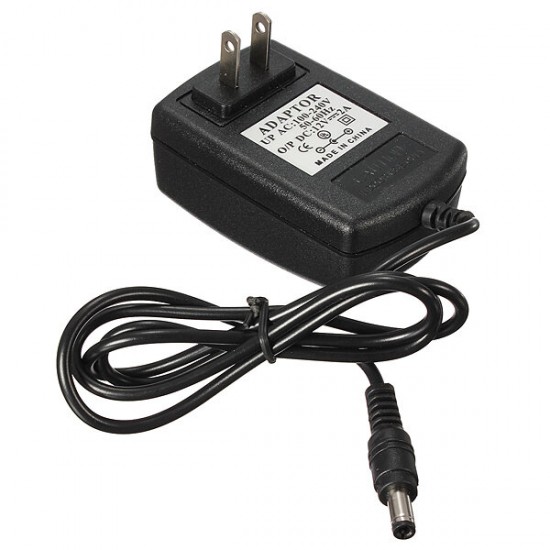 AC DC 12V 2A Power Supply Adapter Charger For CCTV Security Camera