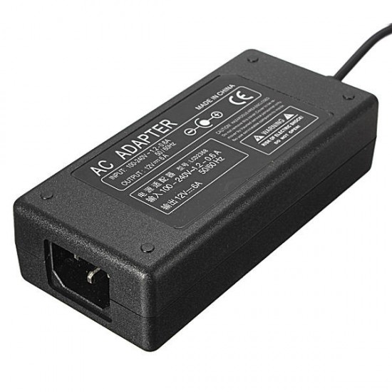 AC/DC 12V 6A 72W Power Supply Charger Adaptor For CCTV Camera AC/DC 12V 6A 72W Power Supply Charger Adaptor For CCTV Camera