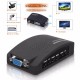 BNC S Video VGA to Laptop Computer PC VGA Monitor Converter Adapter Box 1080P BNC S Video VGA to Laptop Computer PC VGA Monitor Converter Adapter Box 1080P