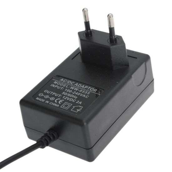 EU 12V 2A CCTV Security Camera Monitor Power Supply Adapter EU 12V 2A CCTV Security Camera Monitor Power Supply Adapter