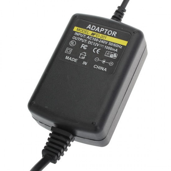 EU US UK AU 12V 1A CCTV Security Camera Monitor Power Supply Adapter EU US UK AU 12V 1A CCTV Security Camera Monitor Power Supply Adapter