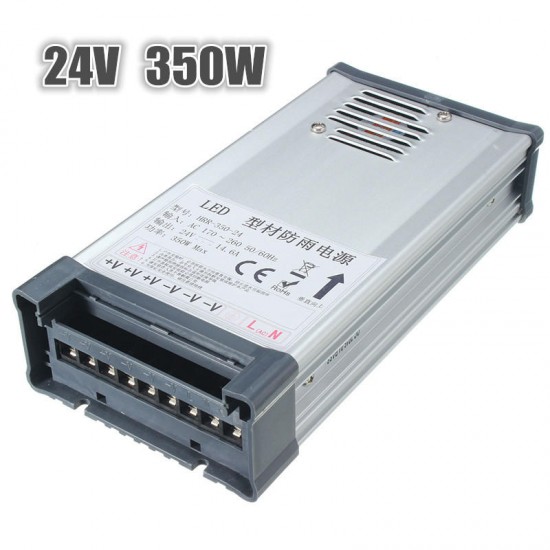 IP65 AC 170V-264V To DC 24V 350W Switching Power Supply Driver Adapter