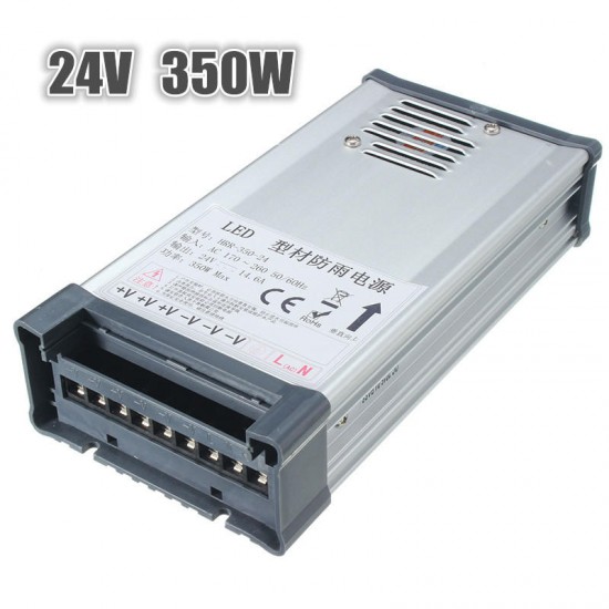 IP65 AC 170V-264V To DC 24V 350W Switching Power Supply Driver Adapter IP65 AC 170V-264V To DC 24V 350W Switching Power Supply Driver Adapter