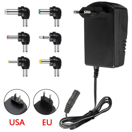 Multi Voltage Power Adapter 2500mA 3v 4.5v 6v 9v 12v DC Power Supply Multi Voltage Power Adapter 2500mA 3v 4.5v 6v 9v 12v DC Power Supply