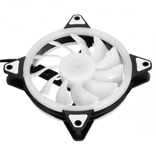 1 PCS Dual LED RGB Computer Case PC Cooling Fan for Gaming Computer