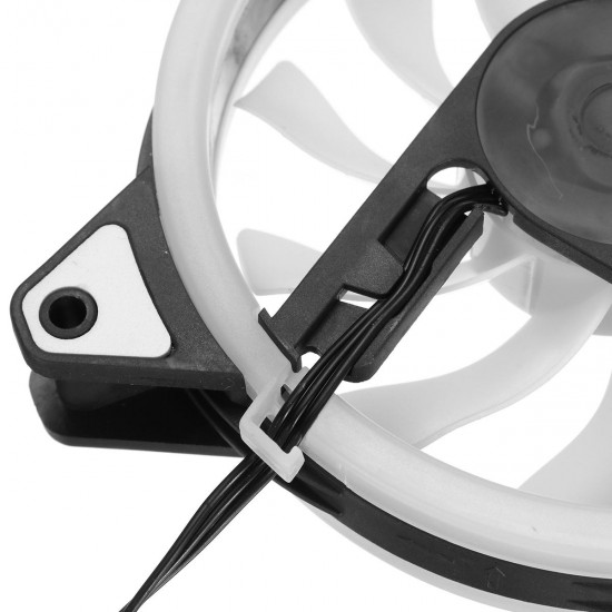 1 PCS Dual LED RGB Computer Case PC Cooling Fan for Gaming Computer