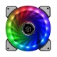 120mm LED Computer Case Cooling Fan Adjustable RGB and Fan Speed Remote Control Support 5v 3Pin From D-Ringer Series