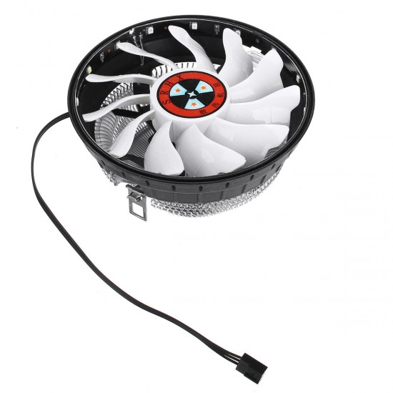 120x120x25mm 12VDC LED Fan CPU Cooler Cooling Fan for Intel775/1155/1151 amd downforce