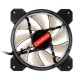 12CM 3 Pin 1 Fan 12 Modes Adjustable Colorful RGB LED Silent Computer Case Cooling Fan