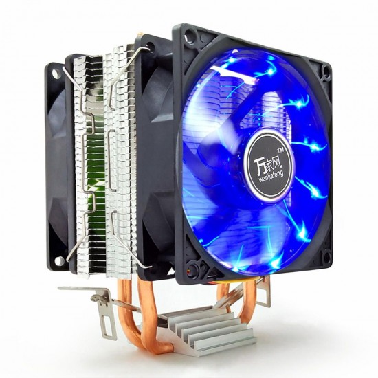12V 3Pin Silent Double Tower CPU Cooling Fan Cooler Heatsink for Intel LGA1150 1151 1155 AMD 2/3+ 12V 3Pin Silent Double Tower CPU Cooling Fan Cooler Heatsink for Intel LGA1150 1151 1155 AMD 2/3+