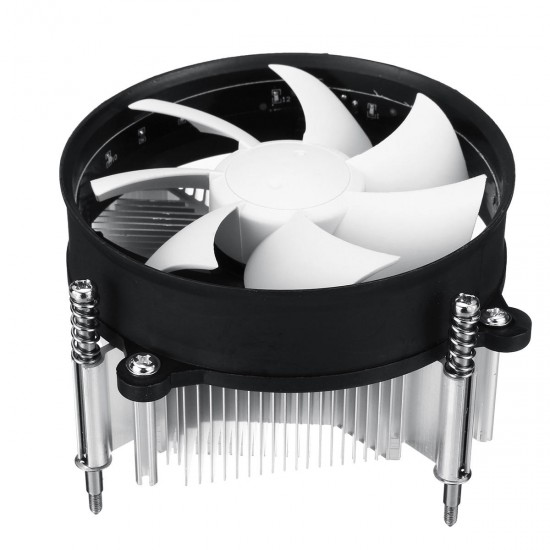 12V DC 3Pin CPU Cooling Fan CPU Cooler Coloful LED for Intel LGA 1150/1151/1155/1156/1366 12V DC 3Pin CPU Cooling Fan CPU Cooler Coloful LED for Intel LGA 1150/1151/1155/1156/1366