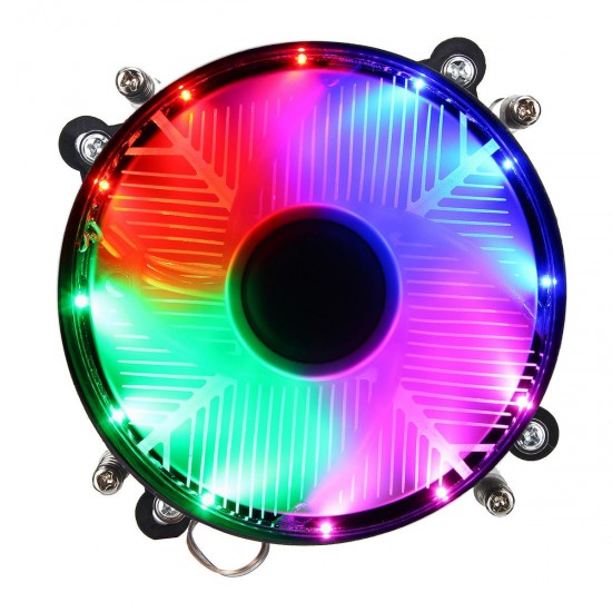 12V DC 3Pin CPU Cooling Fan CPU Cooler Coloful LED for Intel LGA 1150/1151/1155/1156/1366 12V DC 3Pin CPU Cooling Fan CPU Cooler Coloful LED for Intel LGA 1150/1151/1155/1156/1366