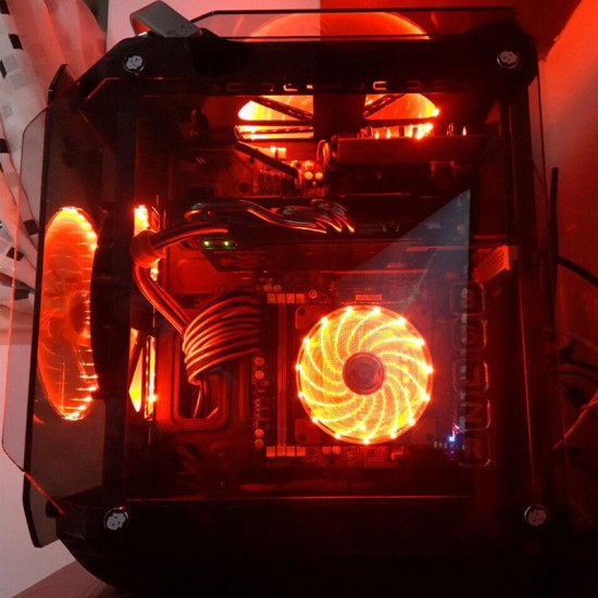 12V DC Copper Core CPU Cooler Fan Computer Cooling Fan Ultra Quiet LED CPU Fan for AMD/Intel 115X 12V DC Copper Core CPU Cooler Fan Computer Cooling Fan Ultra Quiet LED CPU Fan for AMD/Intel 115X