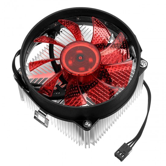 12V DC Copper Core CPU Cooler Fan Computer Cooling Fan Ultra Quiet LED CPU Fan for AMD/Intel 115X 12V DC Copper Core CPU Cooler Fan Computer Cooling Fan Ultra Quiet LED CPU Fan for AMD/Intel 115X
