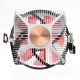 12V DC Copper Core CPU Cooler Fan Computer Cooling Fan Ultra Quiet LED CPU Fan for AMD/Intel 115X