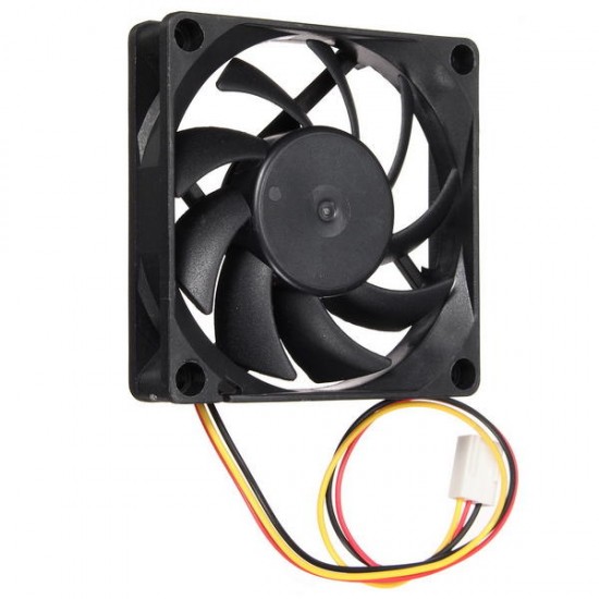12V Internal Desktop Computer CPU Case Cooling Cooler Master Silent Fan 7cm 12V Internal Desktop Computer CPU Case Cooling Cooler Master Silent Fan 7cm
