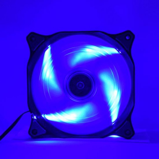 12cm 3 Pin 4 Pin LED Light Computer Cooling Fan Cooler Heatsink for Computer Case Mining